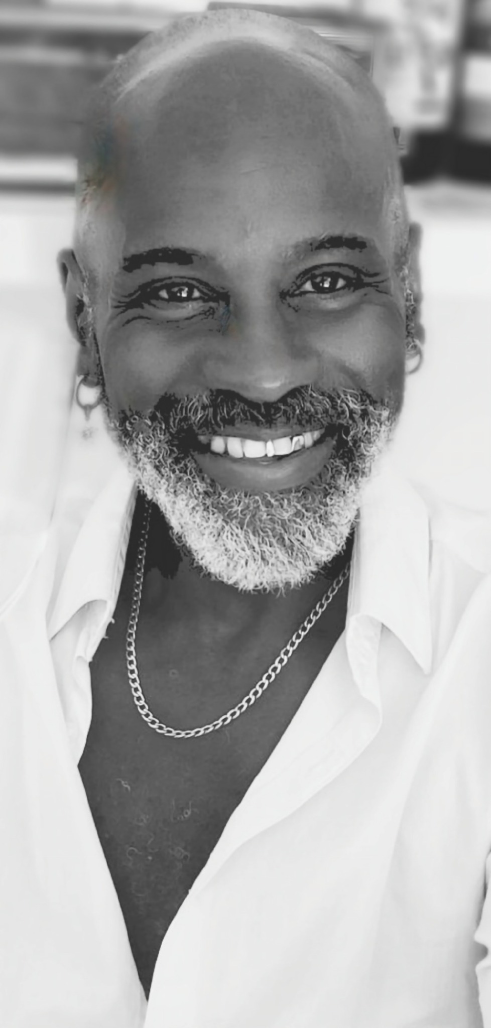 Black and white portrait of Heverton Reid